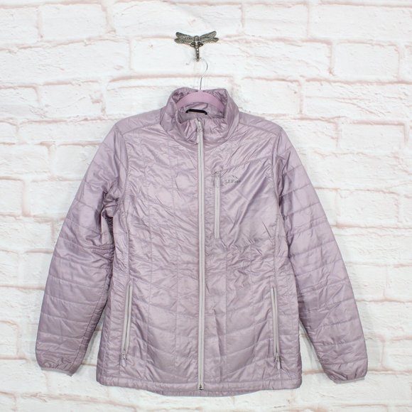 L.L. Bean Jackets & Blazers - LL Bean Purple Polyester Zip Up Insulated Quilted Jacket Size M